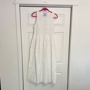 Hill house cosima white eyelet dress